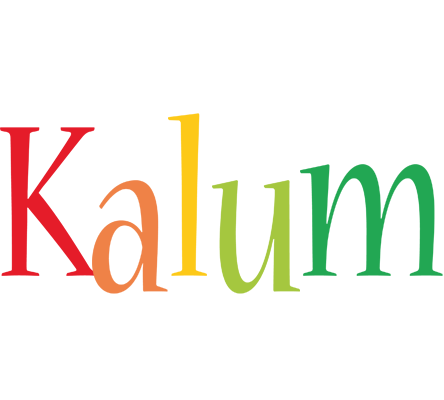 Kalum birthday logo
