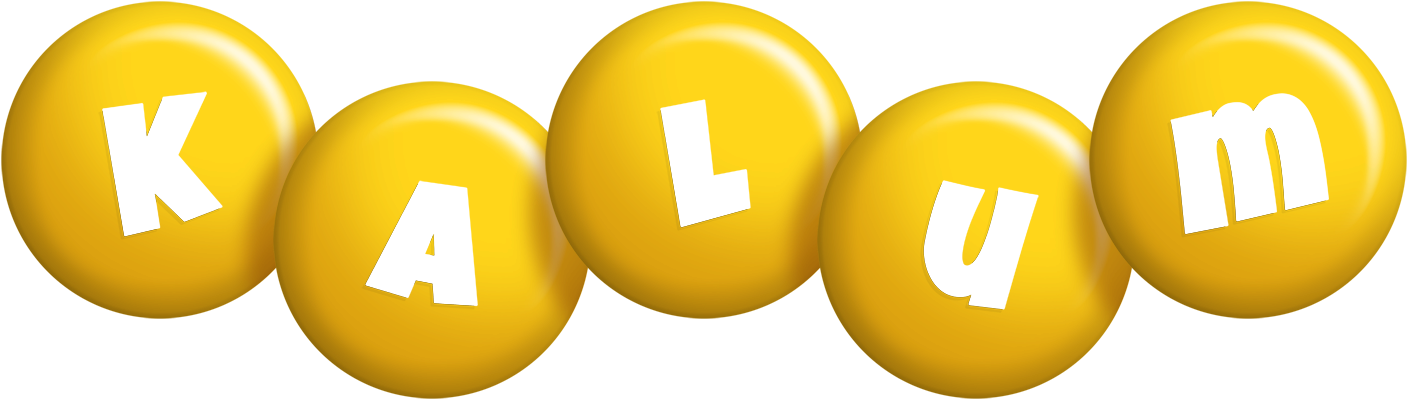 Kalum candy-yellow logo