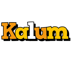 Kalum cartoon logo