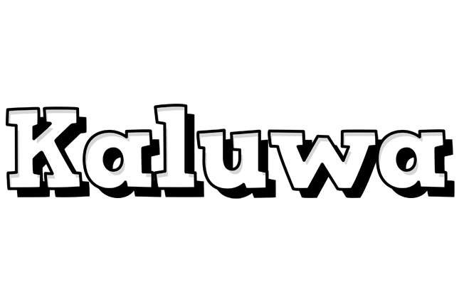 Kaluwa snowing logo