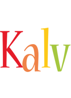 Kalv birthday logo