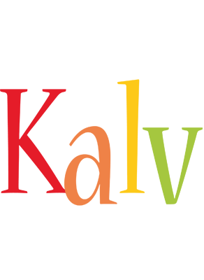 Kalv birthday logo