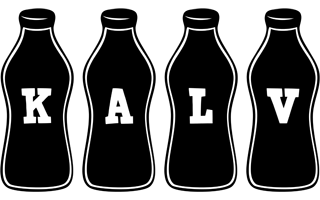 Kalv bottle logo