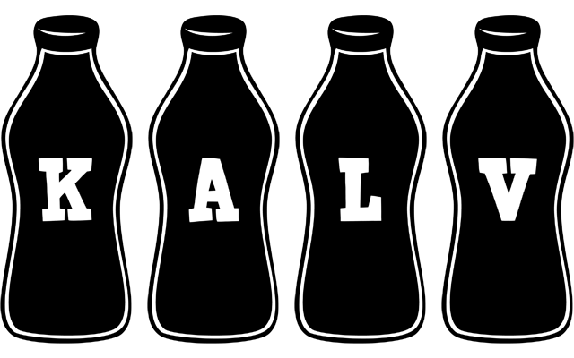 Kalv bottle logo