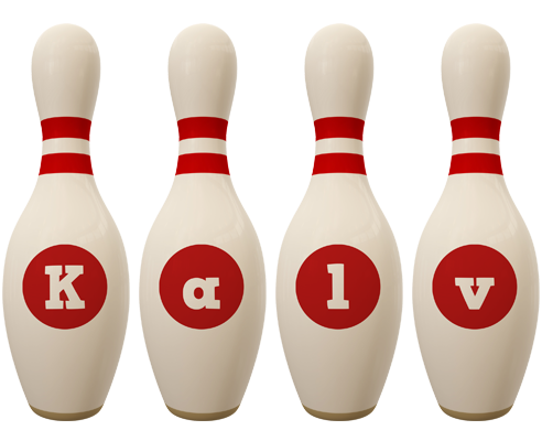 Kalv bowling-pin logo