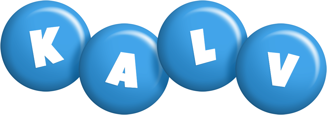 Kalv candy-blue logo