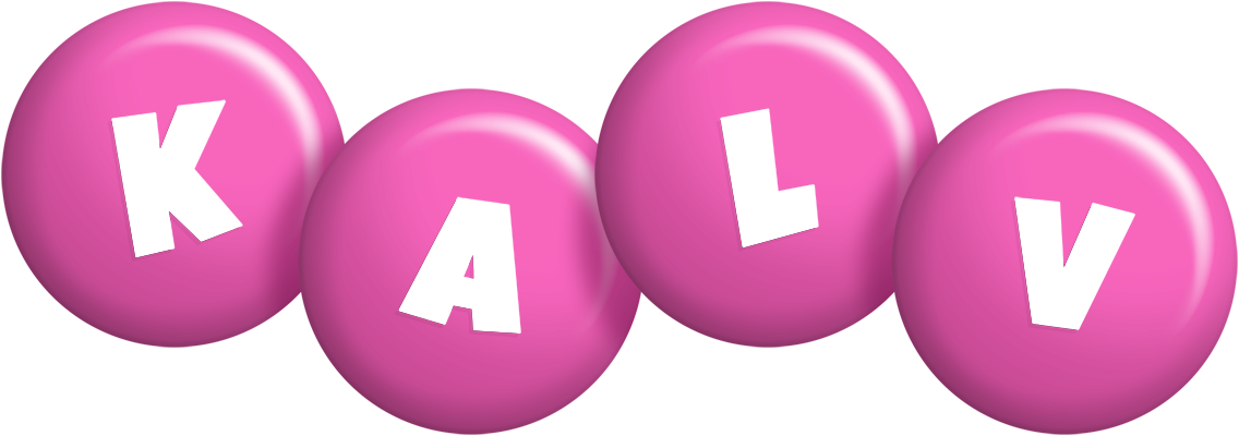 Kalv candy-pink logo