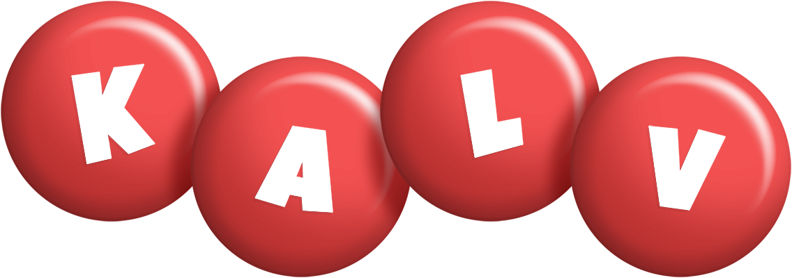 Kalv candy-red logo