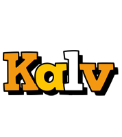 Kalv cartoon logo