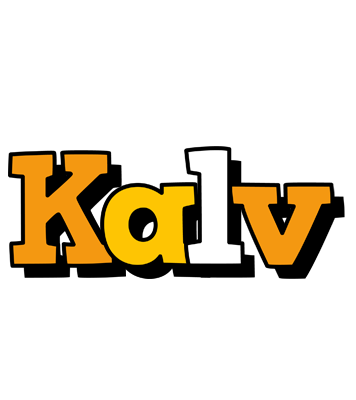 Kalv cartoon logo