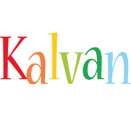 Kalvan birthday logo