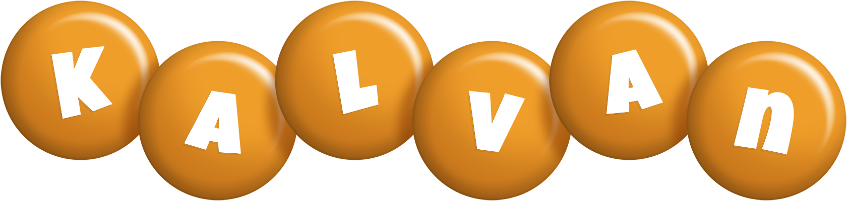Kalvan candy-orange logo