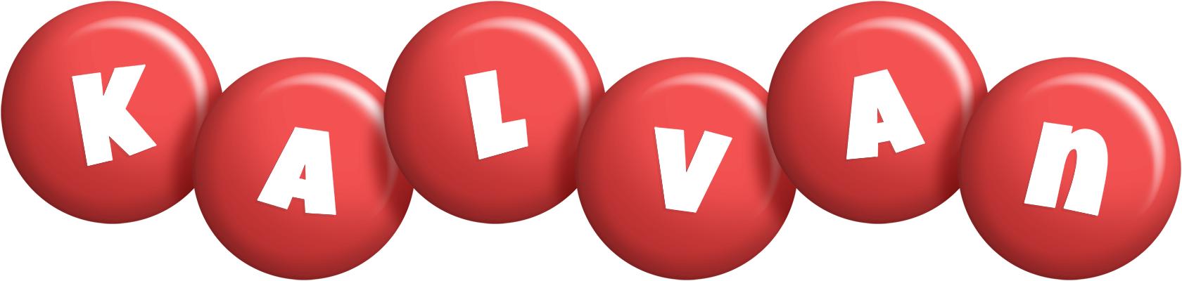 Kalvan candy-red logo