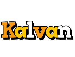 Kalvan cartoon logo