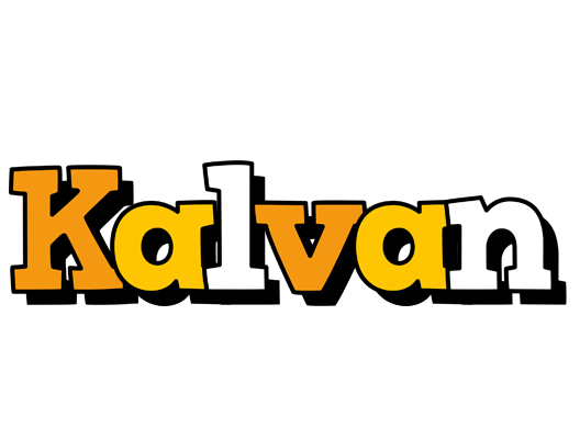 Kalvan cartoon logo
