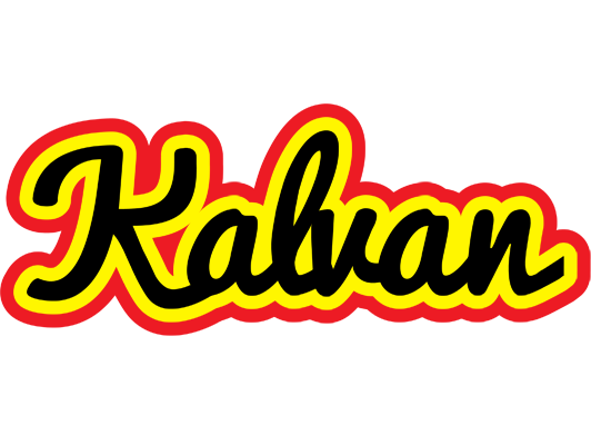 Kalvan flaming logo