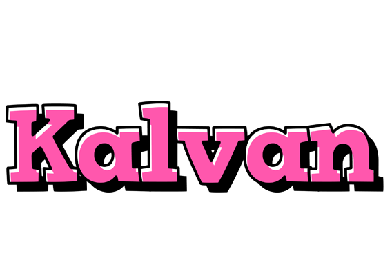 Kalvan girlish logo