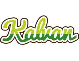 Kalvan golfing logo