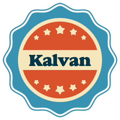Kalvan labels logo