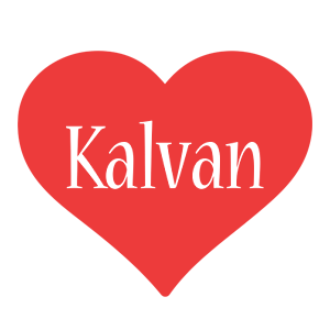 Kalvan love logo