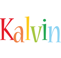 Kalvin birthday logo