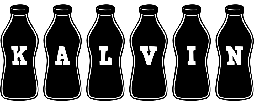 Kalvin bottle logo