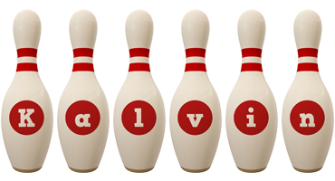Kalvin bowling-pin logo