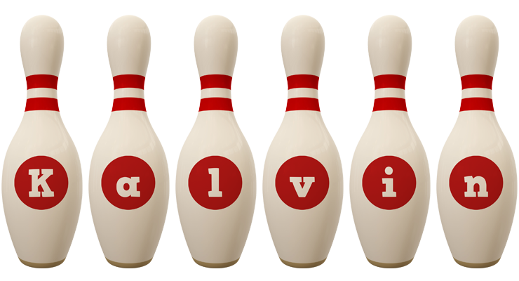 Kalvin bowling-pin logo