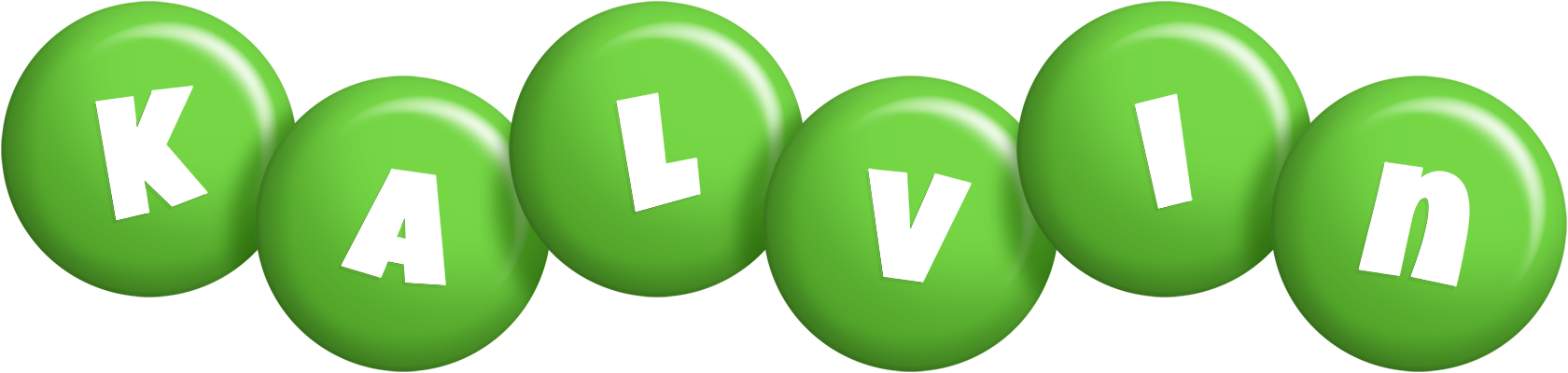 Kalvin candy-green logo