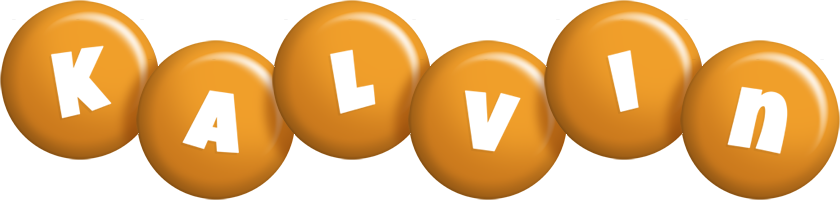 Kalvin candy-orange logo