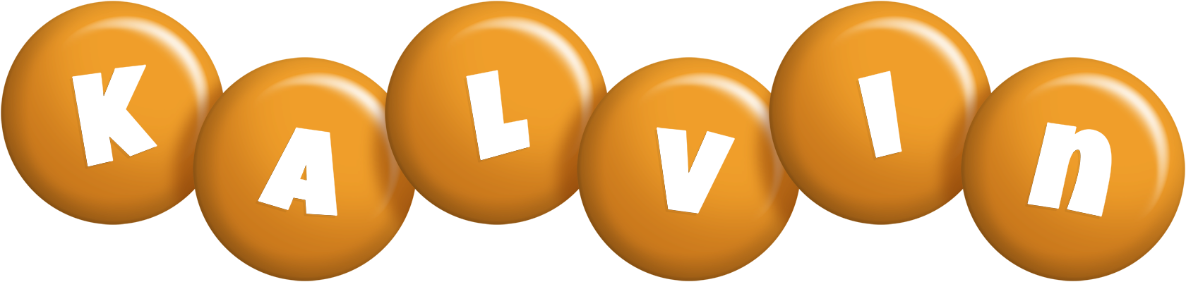 Kalvin candy-orange logo