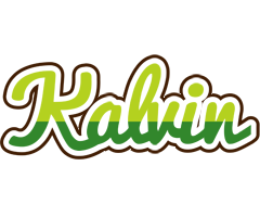 Kalvin golfing logo
