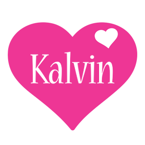 Kalvin love-heart logo