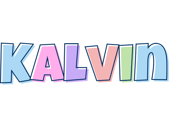 Kalvin pastel logo