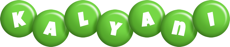 Kalyani candy-green logo