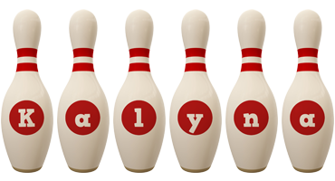 Kalyna bowling-pin logo