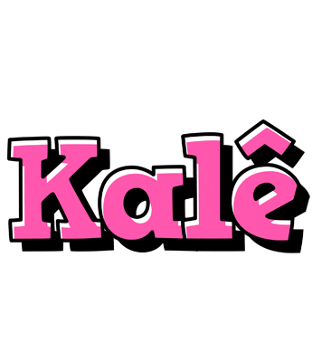 Kalê girlish logo