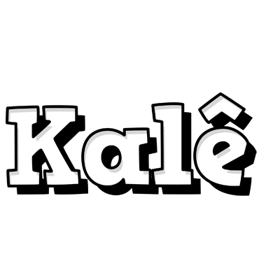 Kalê snowing logo