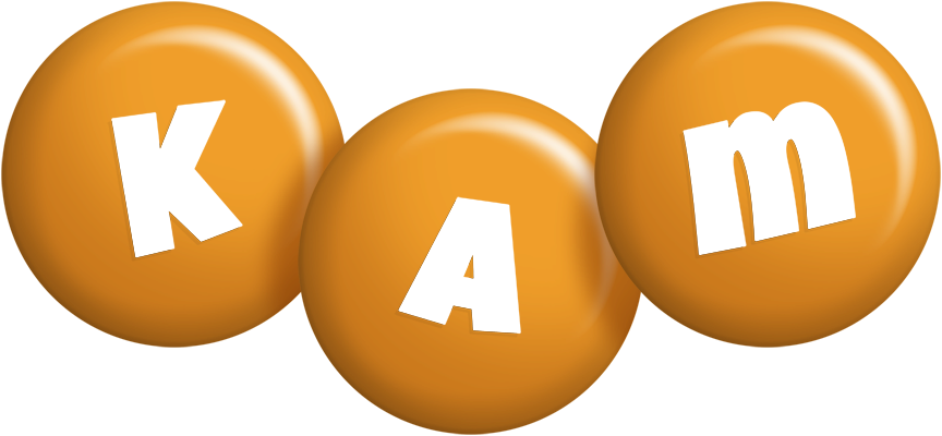 Kam candy-orange logo