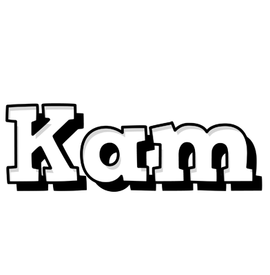 Kam snowing logo