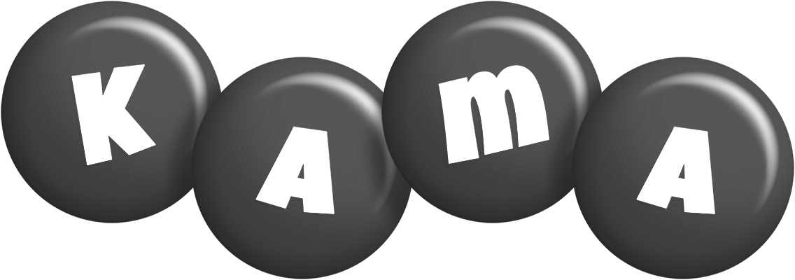 Kama candy-black logo