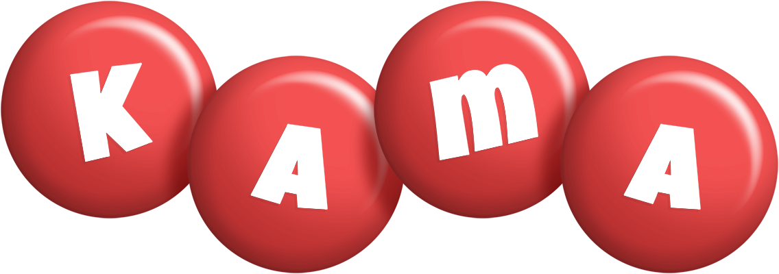 Kama candy-red logo
