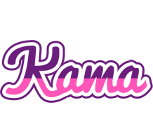 Kama cheerful logo