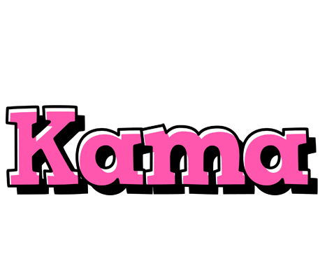 Kama girlish logo