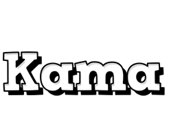 Kama snowing logo