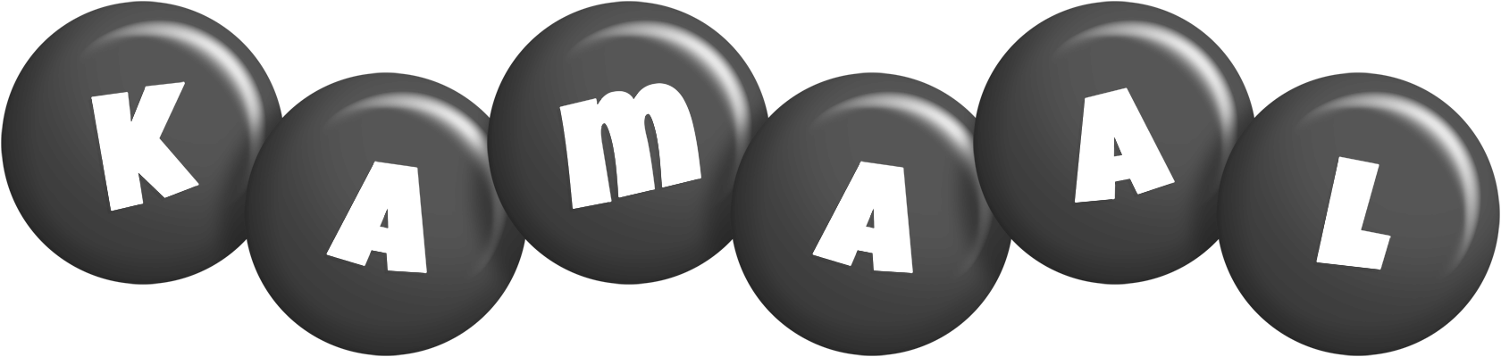Kamaal candy-black logo