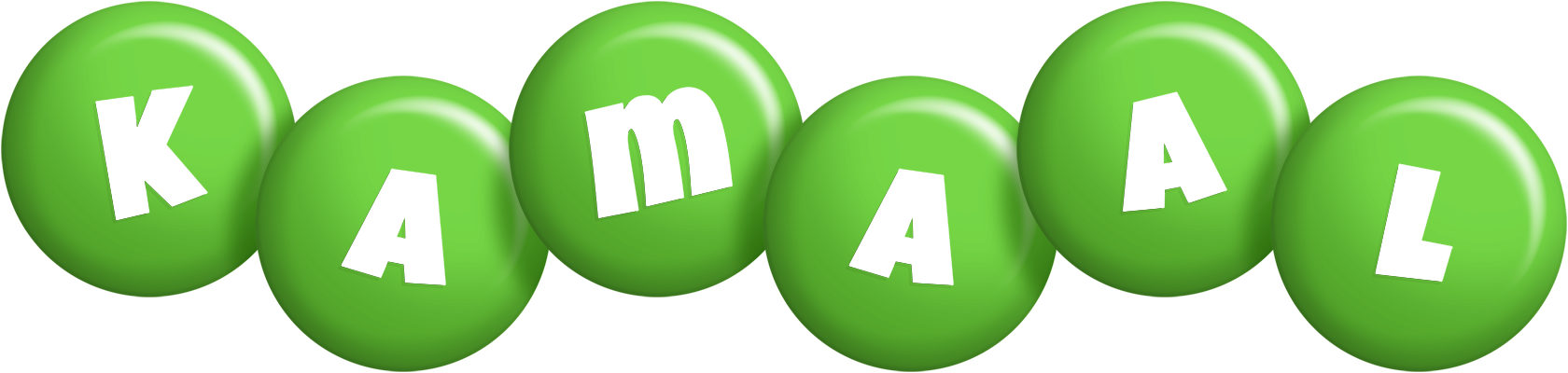 Kamaal candy-green logo