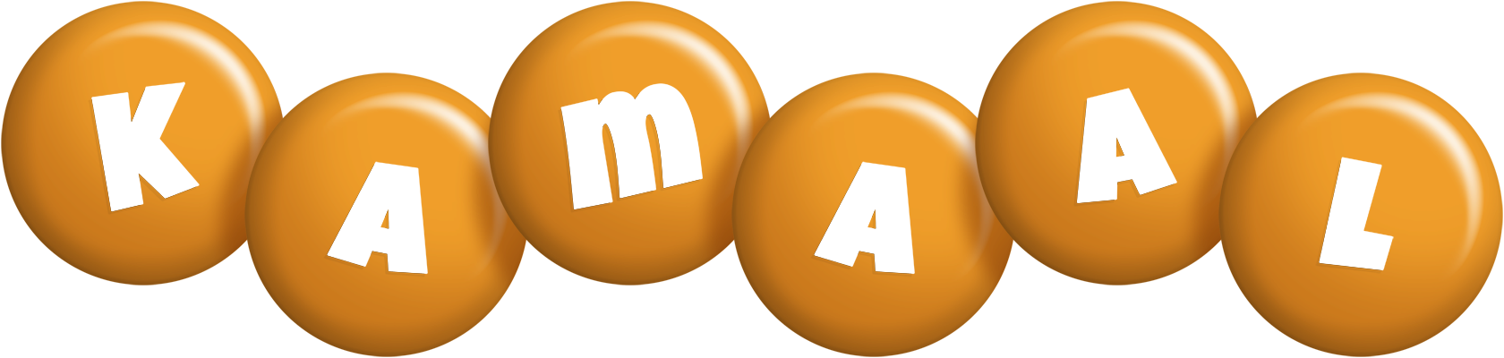 Kamaal candy-orange logo