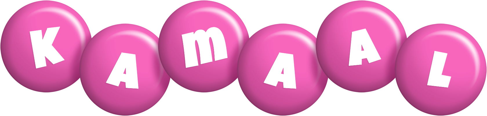 Kamaal candy-pink logo