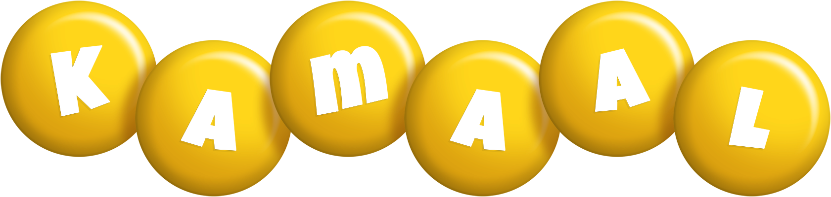 Kamaal candy-yellow logo